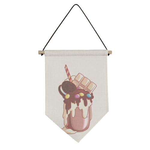 Drapeau en toile Sugar Ice pour cacher les imperfections murales avec style