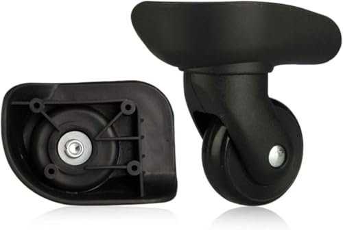 Roulettes pour bagages W178# noires de rechange pour valise pivotante