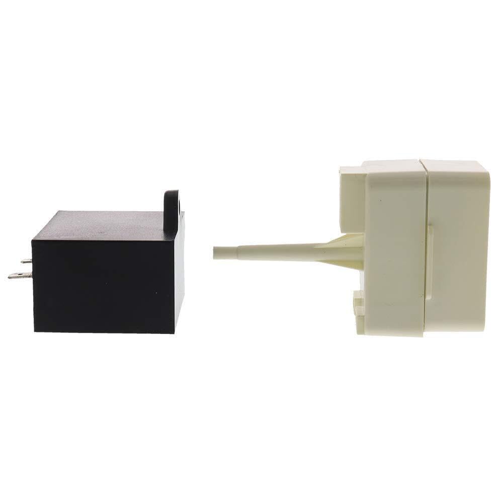 Refrigerator Compressor Start Relay and Capacitor for Amana ABB2522FEQ11 ABB2522FES0 ABB2522FEW0 ABB2522FEW11 ABB2524DEB ABB2524DEQ ABB2524DES ABB2524DEW ABB2527DEB14 ABB2527DEB2 ABB2527DEW14