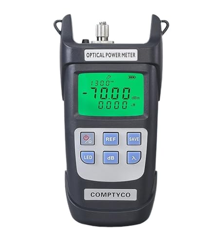 Medidor de potencia óptica con luz LED integrada y rango de -50 a +26dBm 2