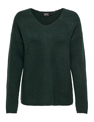 ONLY Damen ONLCAMILLA V-Neck L/S Strickpullover KNT 15204588,...