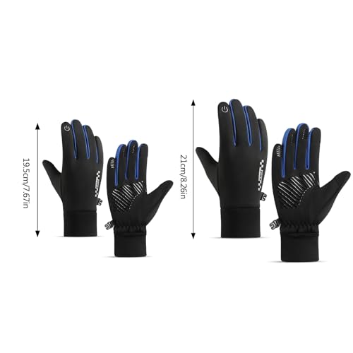 1 Pair Children's Fleece Lined Gloves Warm and Cosy Mittens For 5-14 Year Kids Winter Outdoor Activity Essential4