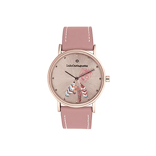 Lulu Castagnette Fille Analogique Quartz Montre avec Bracelet en Cuir 38943