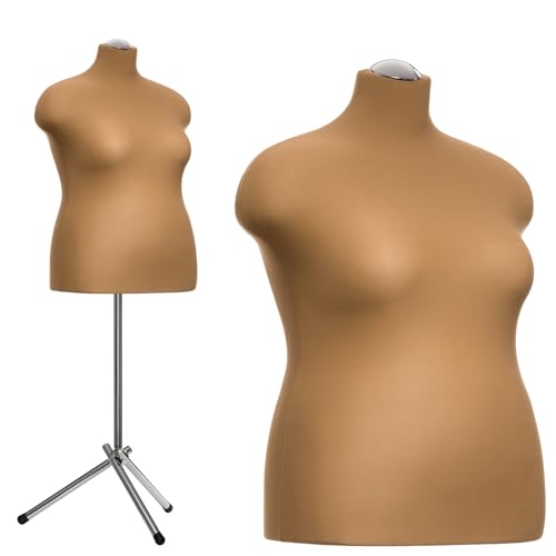 DummyDoll Schneiderpuppe Weiblich 48/50 Haut/Gold Chrom