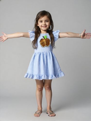 HH Family Back to School Outfits for Girls Kids Toddler Kindergarten Preschool Elementary Classroom Casual Dress4