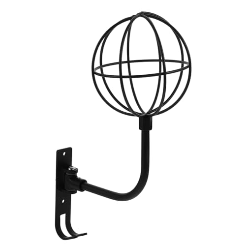 ROMISBABA オートバイ用壁掛けヘルメットスタンド 耐久性カーボンスチール製 多機能収納ラック 帽子 ヘルメット兼用 スペース節約 ウォールマ