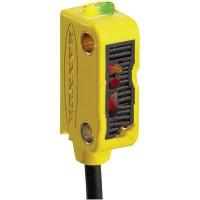 Q12RP6RQ3 (74193), 1 PNP, Input 10-30 V DC, Output DO, PICO 3-PIN 6IN Pigtail QD, Q12 Series, Range 2M, Receiver, Sensor, World Beam