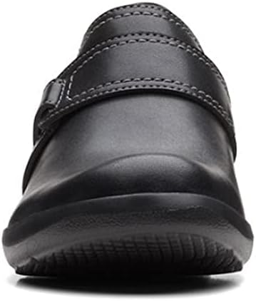 Clarks Women's Angie Poppy Mule, Black Leather, 8 | Image 2
