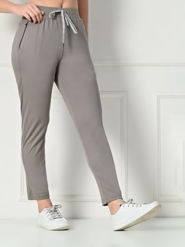 Image of FITINC Premium Trackpant with Zippers Pockets for Women - Best for Gym, Yoga, Workout and Casual Wear