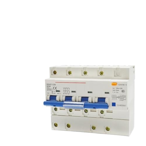 Disjoncteur de fuite type D 4P 80A interrupteur protection maison triphasé 400V