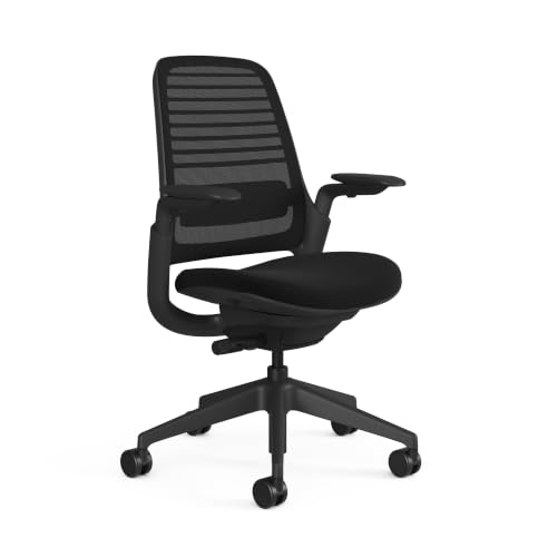 Image of Steelcase Series 1 Ergonomic Office Chair | Adjustable Lumbar Support, 4D Arms, LiveBack System | Weight-Activated Recline | 12-Year Warranty