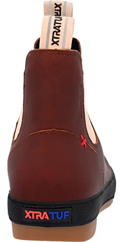 Xtratuf Women's 6 Inch Legacy Leather Chelsea Boot, Brush Brown, Size 7.5 #TOP1