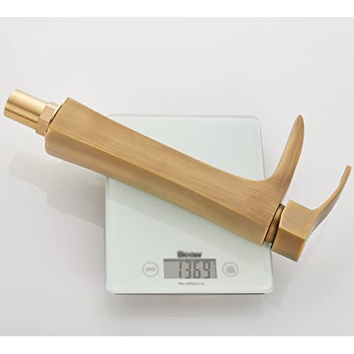 Robinet cascade pour évier éliminant les éclaboussures avec style bronze rétro - 7