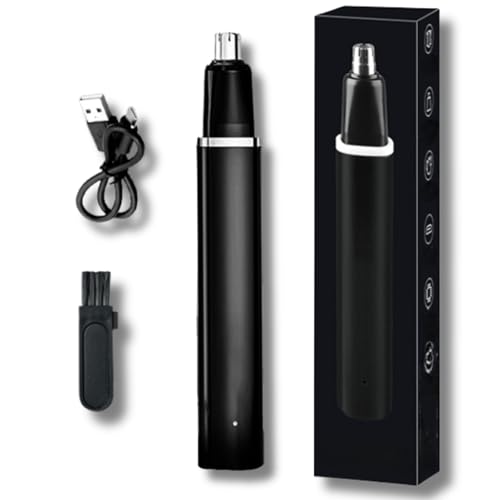 Cortapelos Nariz y Oreja Cortapelos de nariz Corta Pelos Oreja USB Recortadora Indoloro Pelos Nasal Orejas Cejas y Vello Facial Quita Pelos...