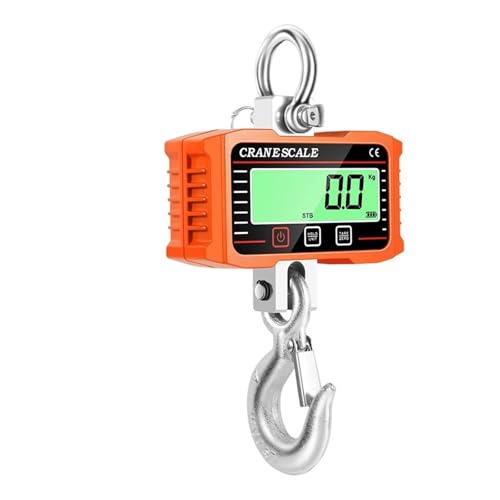 Balance suspendue numérique 2000 kg pour grue avec écran LCD et télécommande de pesage