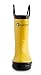 OAKI Toddler Rain Boots – Lightweight Waterproof Rubber Boots for Kids with Easy-On Handles – Durable Kids Outdoor Footwear, Yellow & Black, 5T Toddler