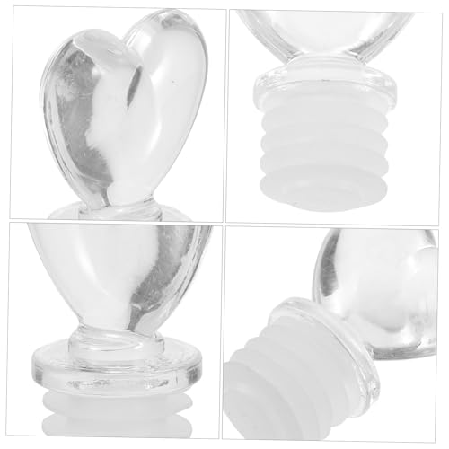 Tapones para botellas vintage de diseño elegante y funcional para el hogar, pack de 6 4