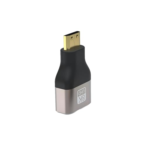 ���{�̒������ HDMI Mini �ϊ��A�_�v�^ 8K 60Hz Type-C �J���� �e���r ���j�^�[ �ڑ� �f���o�� MHD (1��, F�^�C�v)