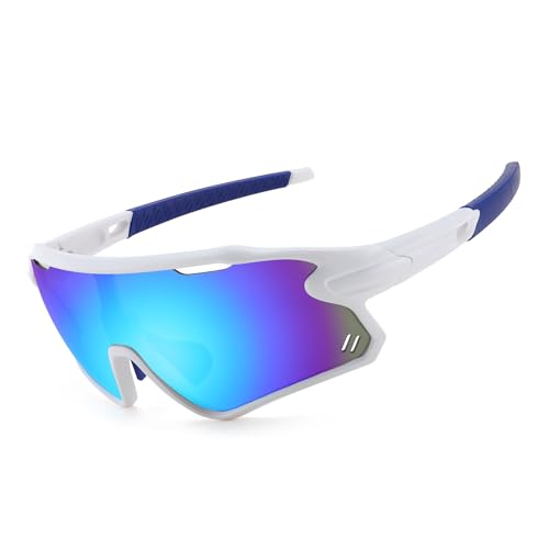 Karsaer Vision Sports Cycling Sunglasses for MTB BMX,Mountain Bike Shield Visor Baseball Running Glasses