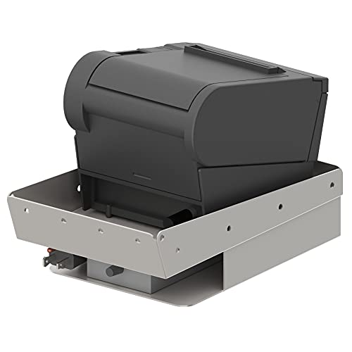 Image of Stainless Steel Printer Tray (for POS and KDS Printer, Point of Sale and Kitchen Display, Mounts to Wall or Shelf Edge) (Storage Compartment)