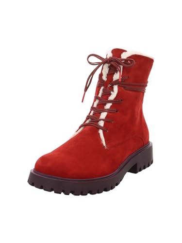 Bottines femme Think! Trento 43 parfaites pour flâner en ville cet hiver en rouge melograno