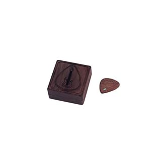Alnicov Boîte à médiators en bois en forme de cœur avec 1 médiator en bois, marron - Les Beatles, Paul McCartney, John Lennon, RIngo Starr, George Harrison Alnicov Boîte à médiators en bois en forme de cœur avec 1 médiator en bois, marron – Image 5