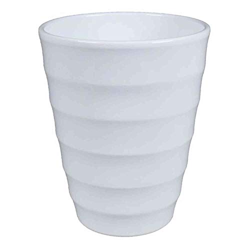 INNA-Glas Keramik Orchideen-Blumentopf, Ø14cm, 17cm, weiß - Übertopf/Orchideenvase