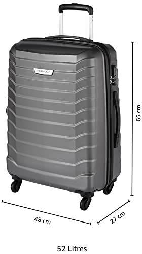 Image of Aristocrat Juke Polycarbonate 65 cms Grey Hard Sided Suitcase (JUKE65TMGP)