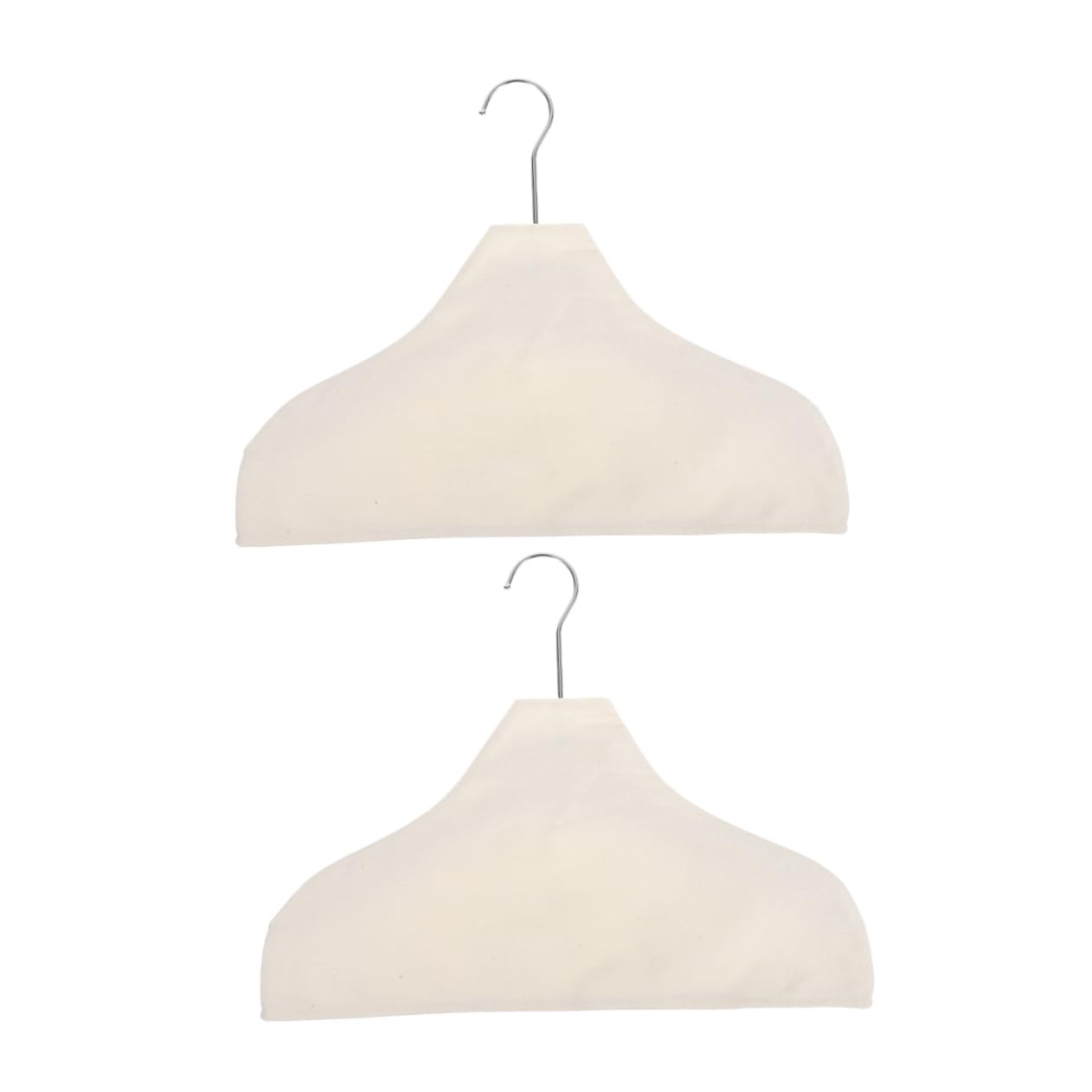 Hohopeti 2pcs Non Slip Fabric Shoulder Covers for Hangers Breathable Garment Protectors for Suits Dresses Jackets Versatile Clothing Storage for Men Women