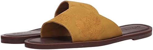 Roxy Women's Helena Slip On Sandals, Mustard, 5 M US | Image 6