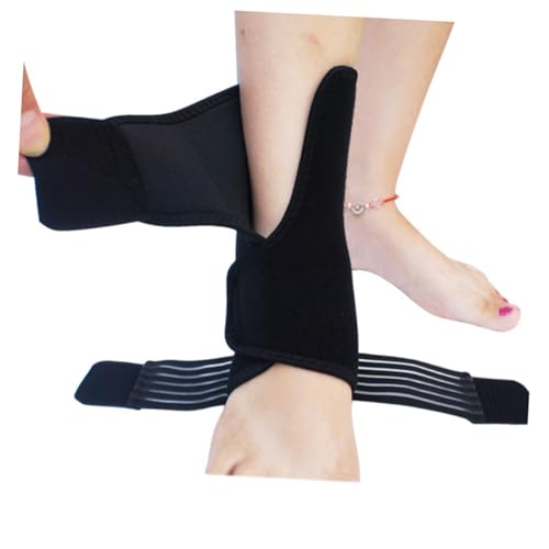 GOOHOCHY Ankle Support Brace Adjustable Straps Pressurizable Ankle Guard for Sports Basketball Football Badminton