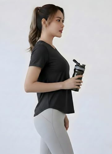 Image of Nexsus Apparels Gym T-Shirt for Women-Quick Dry Sports & Workout T-Shirt for Women, Activewear for Running, Casual & Gym Use, Available in Plus Size's