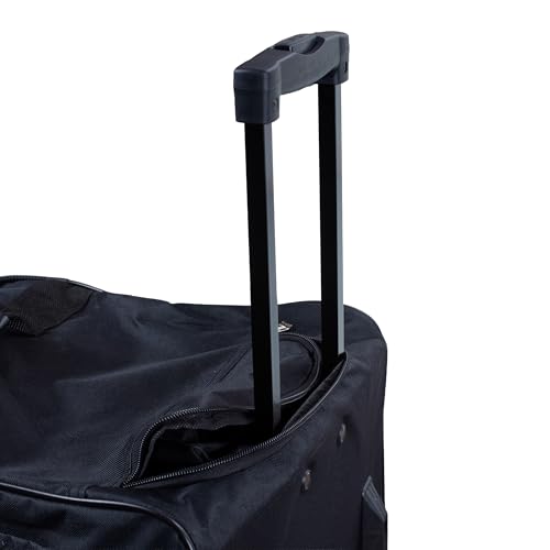 Rockland Rolling Duffel Bag, Black, 36"