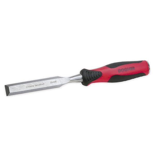 Formon de 6mm Dogher 800-06 mango bimaterial para rebajes y vaciado de madera
