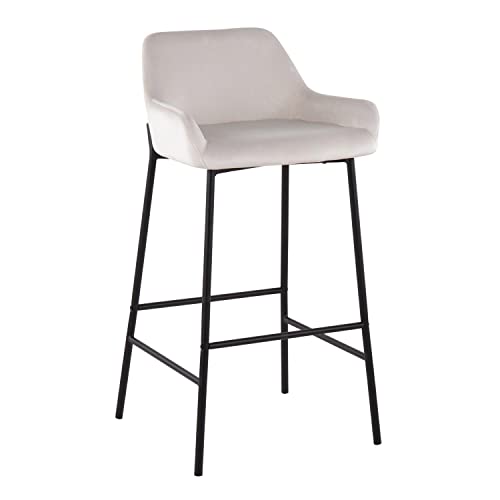 Lumisource Daniella Fixed-Height Set Of 2 Bar Stool B30-Dnla2 Bkvw2 #TOP1