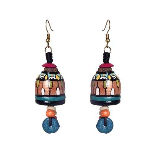 Image of Handcrafted Bohemian & Ethnic Earrings Collection for Women - Artistic, Nature-Inspired Statement Designs in Studs, Drops & Chandeliers
