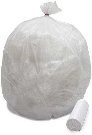 International Plastics CL-HDN-3860 38 x 60 in. 60 gal Natural High Density Can Liners44; 8 Rolls of 25 - Case of 200