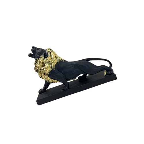 Statue lion en résine au design moderne et finitions soignées pour sublimer votre intérieur