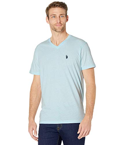 Image of U.S. Polo Assn. Men's Solid V‑Neck T-Shirt