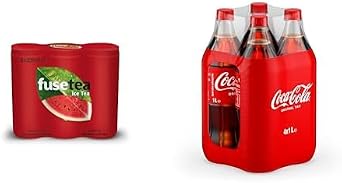Fusetea Karpuz Aromal  Kutu 6x330 ML ve Coca-Cola Orijinal Tat Pet 4x1 L