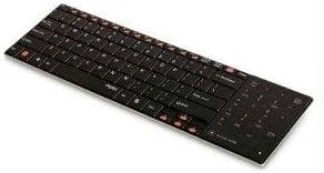 Rapoo Wireless Touchpad Keyboard E9080 - Wireless - Rf - Black - Usbtouchpad