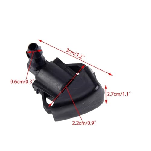 Buse d'essuie-glace de voiture en plastique robuste pour Mazda 3, 5, 6