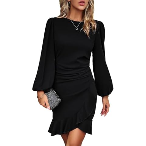 TcIFE Women's Long Sleeve Bodycon Dress Cover
