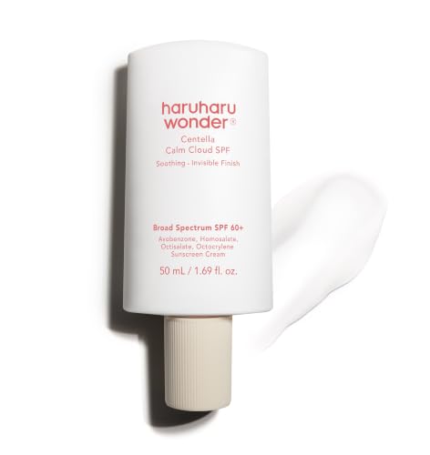 Image of haruharu wonder Centella Calm Cloud Face Sunscreen SPF 60+, 1.69 fl.oz /50mL