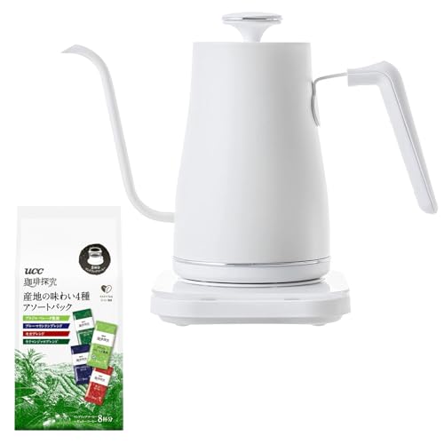 [RP] dCPg 0.8L 1200W UCC hbvR[q[ 8t xݒ ۉ x 50-100x 󕰂h~ zCg×Vo[ EGLC-1281(WS)+351334