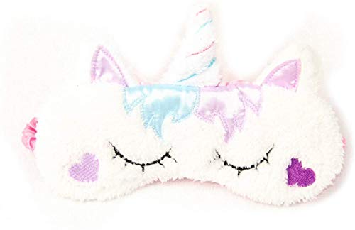 XCHAI Máscara de dormir infantil com 6 para meninas adormecidas máscara de olho feminino cobre o jog