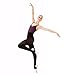SANSHA Pack of 3 Black One Size Tights for Women, Spandex - Nylon Blend Breathable Fabric, 60 denier ballet tights for Girls - Ideal for Rehearsal, Ballroom, Jazz Dance,