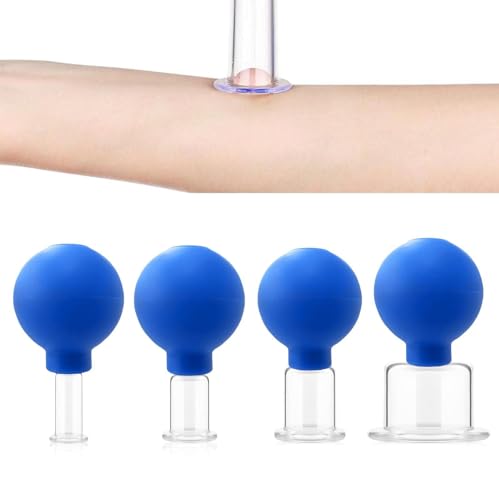 Juego de ventosas con bola de succión, plástico de, masaje y cuidado de la piel