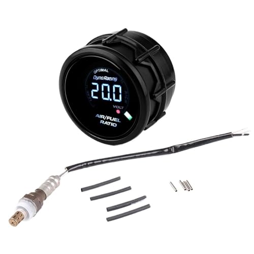 Medidor de relación aire-combustible de 52 mm y sensor O2 para regular la mezcla