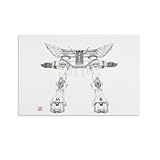 大友昇平宇宙平和 ポスター 壁アート プリント リビング 寝室 ダイニングルーム バスルーム ホーム装飾12x18inch(30x45cm)